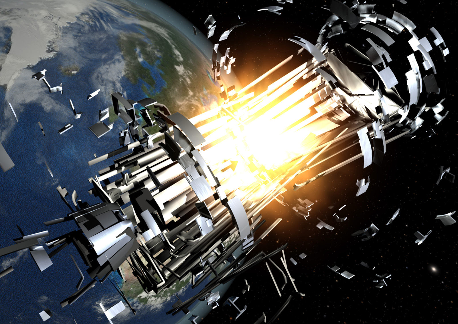 Recent Satellite Crashes Bring Space Junk Problem into Public Eye
